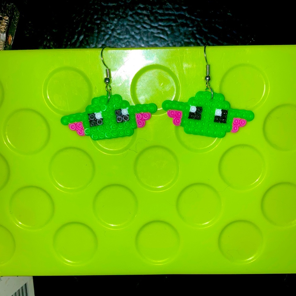 Baby yoda earrings $10